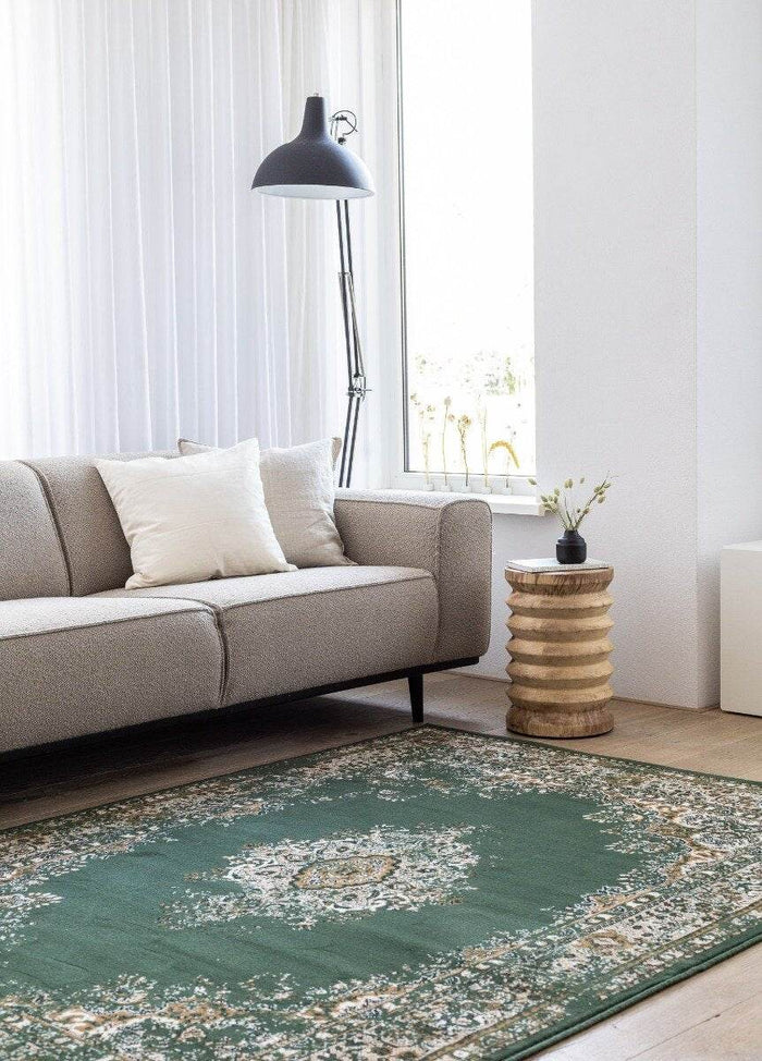 Interieur05 Vintage Vloerkleed Keshan Groen - 240 x 330 cm