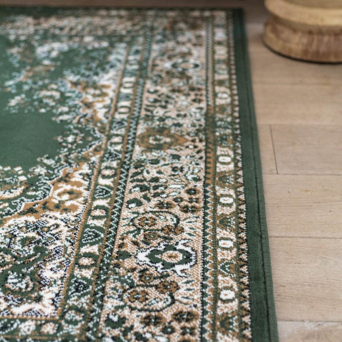 Interieur05 Vintage Vloerkleed Keshan Groen - 240 x 330 cm