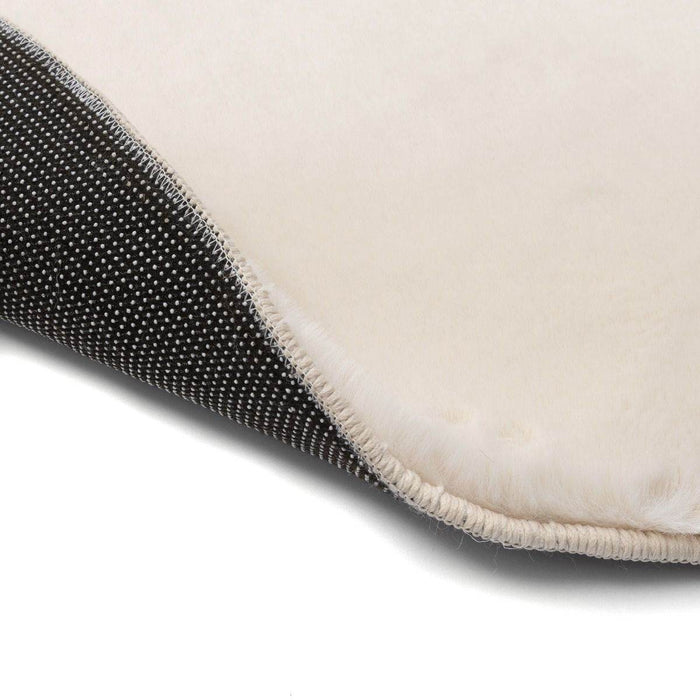 Interieur05 Rond Zacht Hoogpolig Vloerkleed Lux Creme - 200 x 200 cm