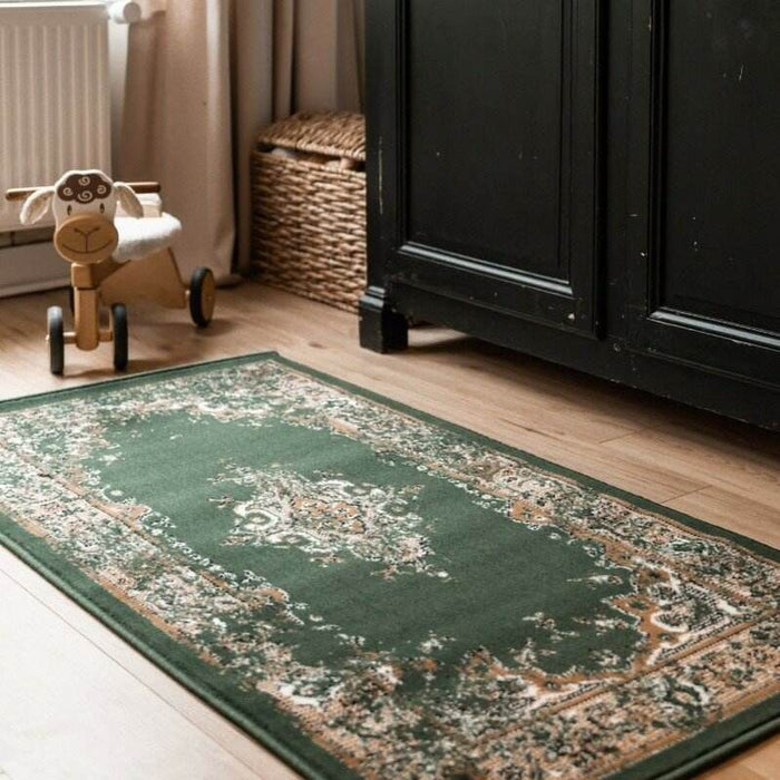 Interieur05 Vintage Vloerkleed Keshan Groen - 240 x 330 cm