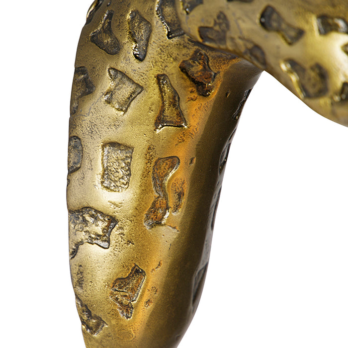 QAZQA Smart wandlamp messing incl. Wifi G95 - Animal Giraf