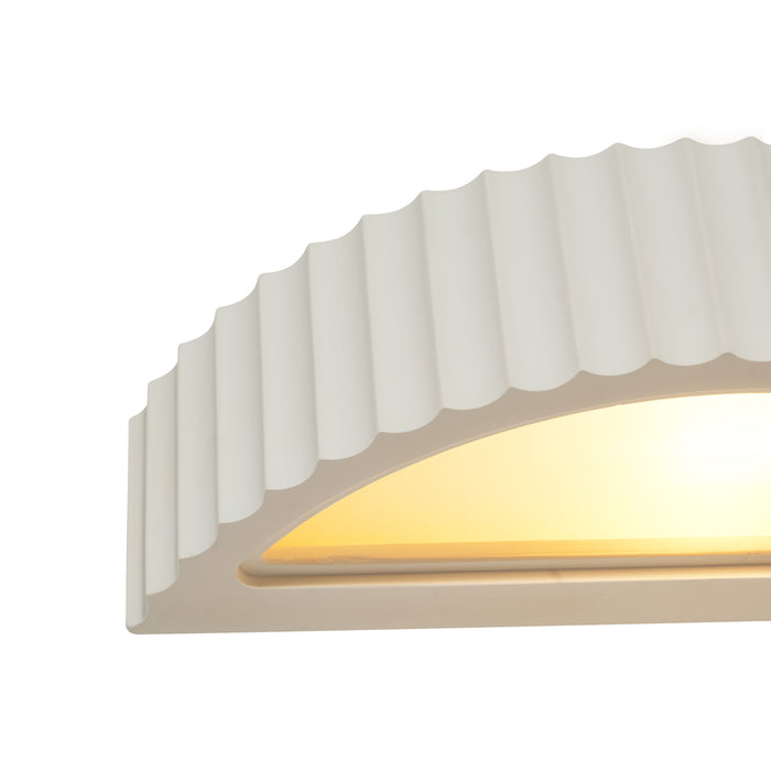 QAZQA Scandinavische wandlamp beige organisch - Plaster