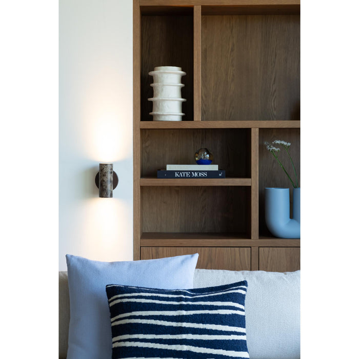 it's about RoMi Wandlamp Tivoli - Bruin - 10x12x17cm