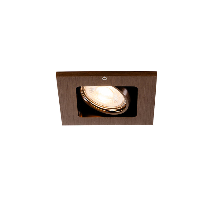 QAZQA Smart inbouwspot donkerbrons draai en kantelbaar incl. Wifi