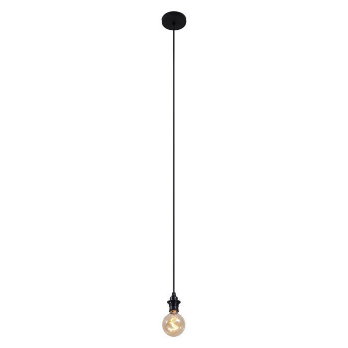 QAZQA Buiten hanglamp zwart IP44 - Cava