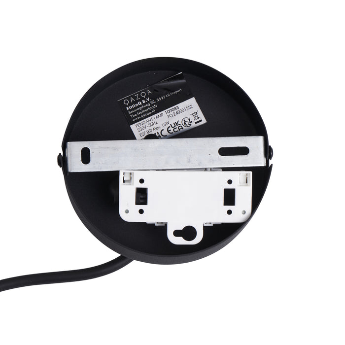 QAZQA Buiten hanglamp zwart IP44 - Cava