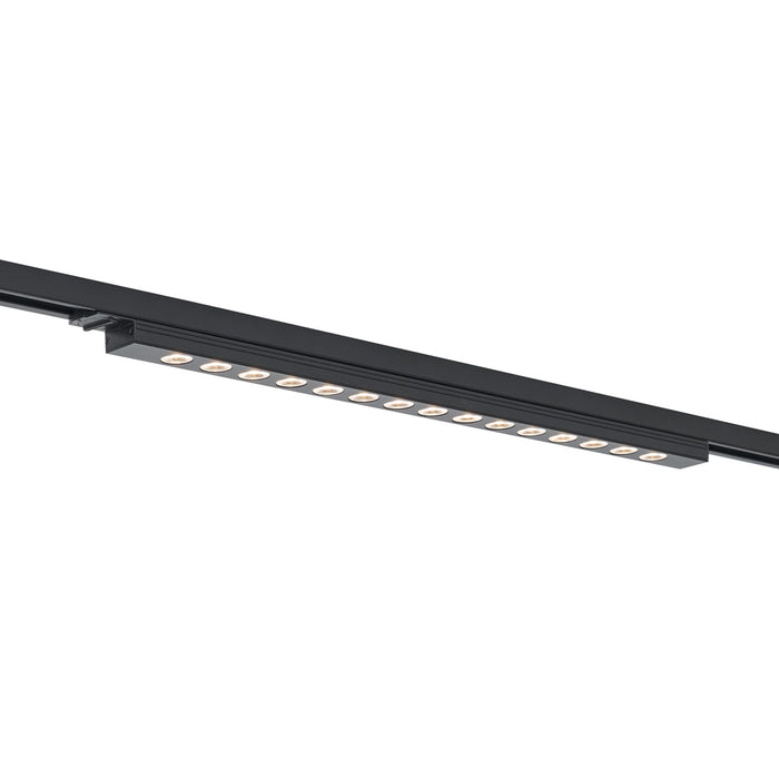 QAZQA Moderne plafondlamp zwart voor railsysteem 1-fase 15W 1170 lm