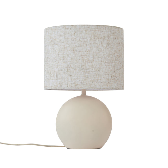 QAZQA Japandi tafellamp beige met linnen kap - Timo