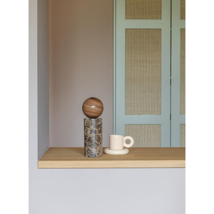 it's about RoMi Tafellamp Tivoli - Bruin - Ø12cm