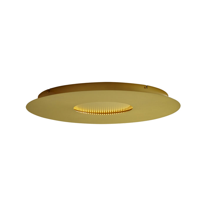 QAZQA Moderne plafondlamp goud 60cm incl. LED 3-staps dimbaar -