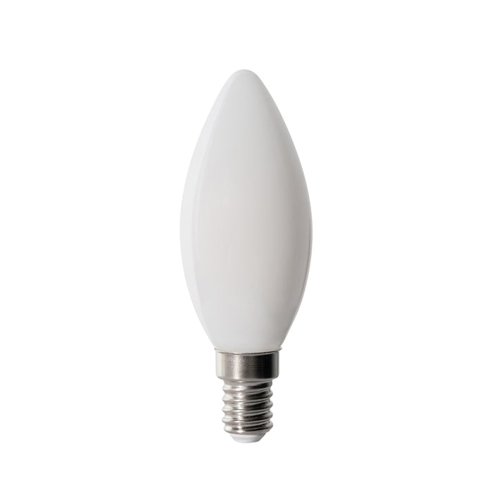 LUEDD E14 dimbare LED lamp B35 opaal 4W 400 lm 2700K