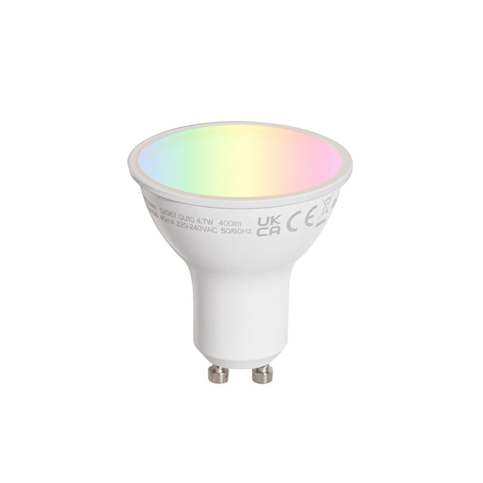 LUEDD Smart GU10 50mm LED lamp helder 4.7W 400 lm 2200-4000K