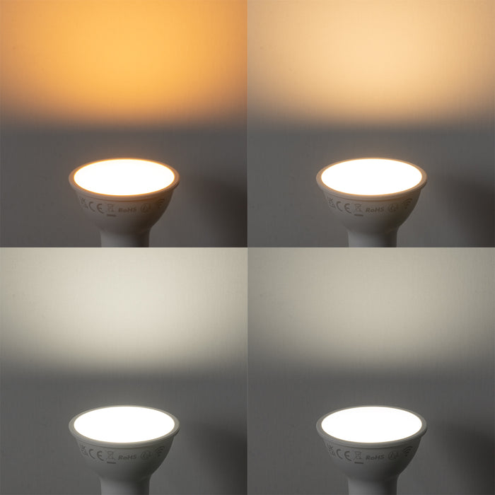 LUEDD Smart GU10 50mm LED lamp helder 4.7W 400 lm 2200-4000K