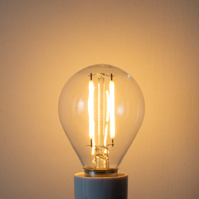 LUEDD Set van 5 E14 dimbare LED lampen P45 helder glas 3W 250 lm