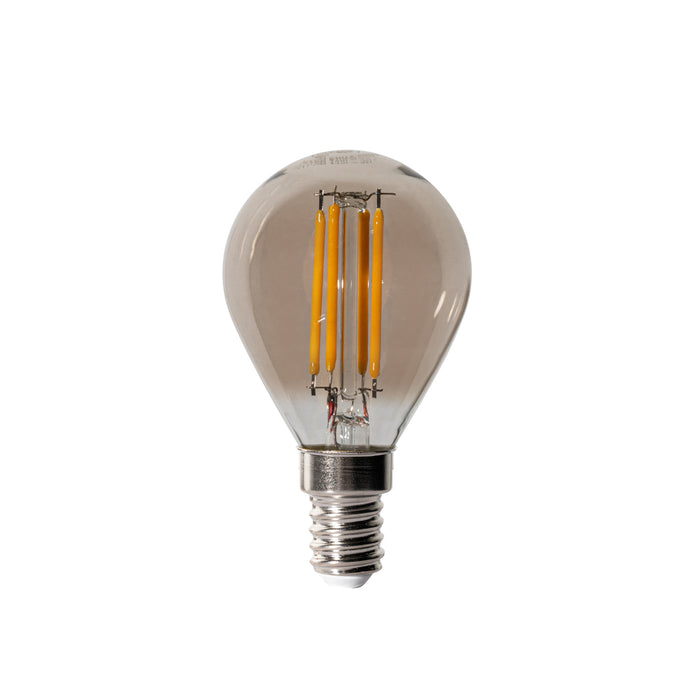 LUEDD E14 dimbare LED lamp P45 smoke 5W 470 lm 2200K