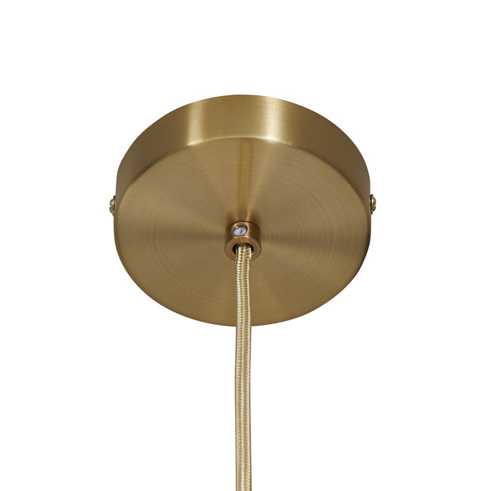 QAZQA Hotel Chique hanglamp goud met opaal wit glas 6-lichts - Monaco