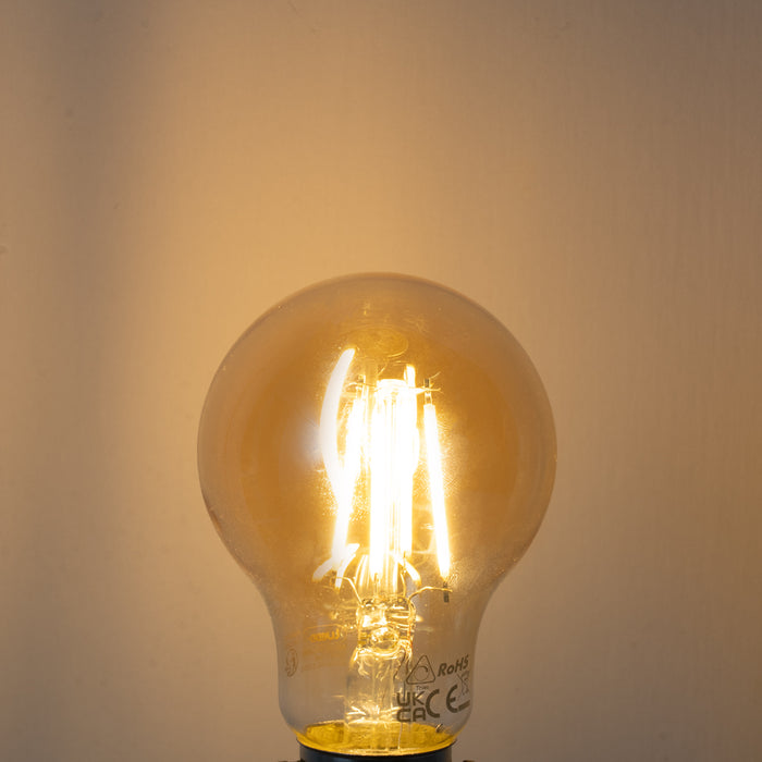 LUEDD Set van 5 E27 dimbare LED lampen A60 goud 4W 420 lm 2200K