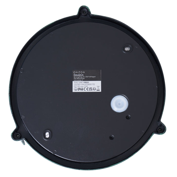 QAZQA Buiten wandlamp groen rond IP44 - Noutica