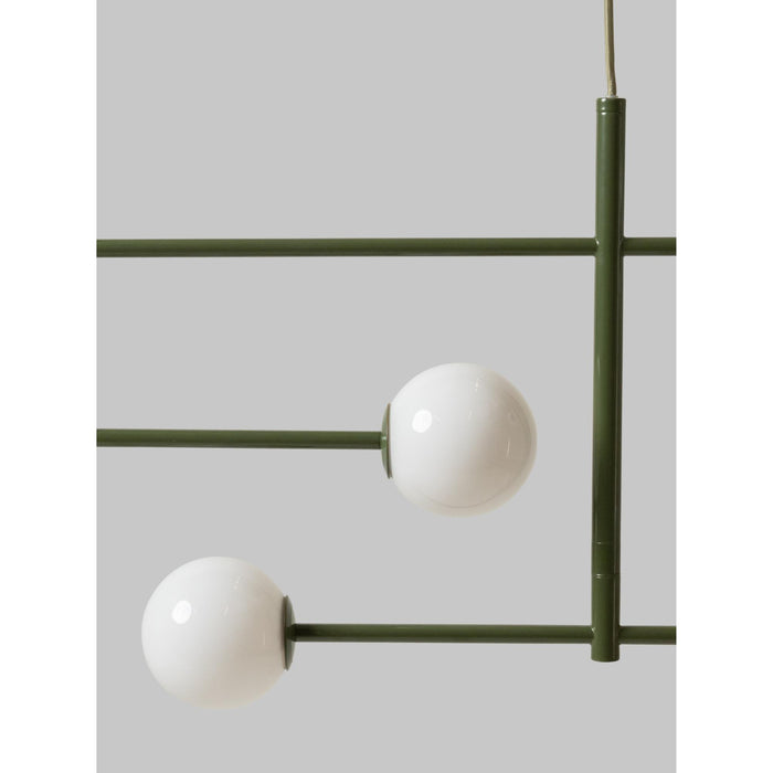 it's about RoMi Hanglamp Copenhagen - Groen - 97x13x215cm