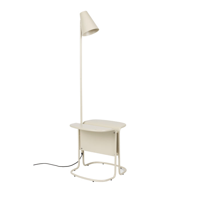 Zuiver Lustor Vloerlamp + Bijzettafel Beige