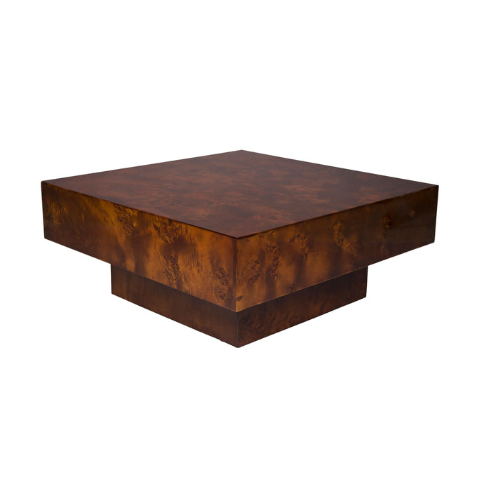 Dutchbone Quinn Salontafel 90x90 cm Hout Walnootkleur - Bruin