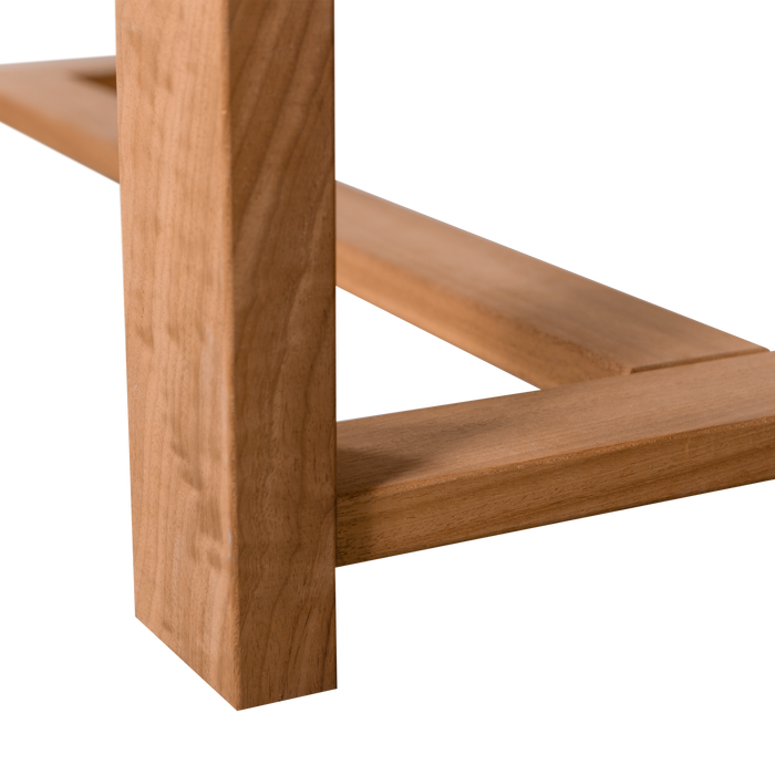 WOOOD Banco Salontafel Tuin - Hout|Metaal - Naturel - 42x122x68