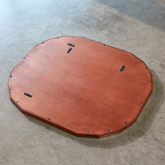 Tikamoon - Decoratieve spiegel in massief palissanderhout 80x70 cm Ja…