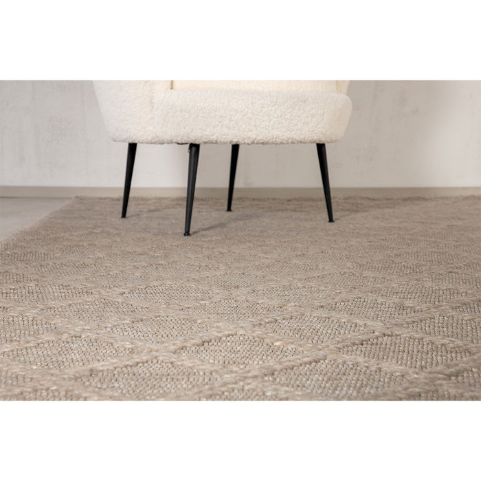 Hioshop Cloudy vloerkleed 230x160cm beige.