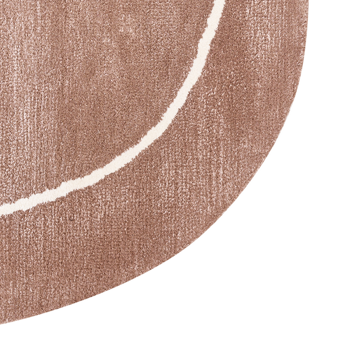 Beliani - DERA - Vloerkleed - Bruin - 160 x 230 cm - Viscose