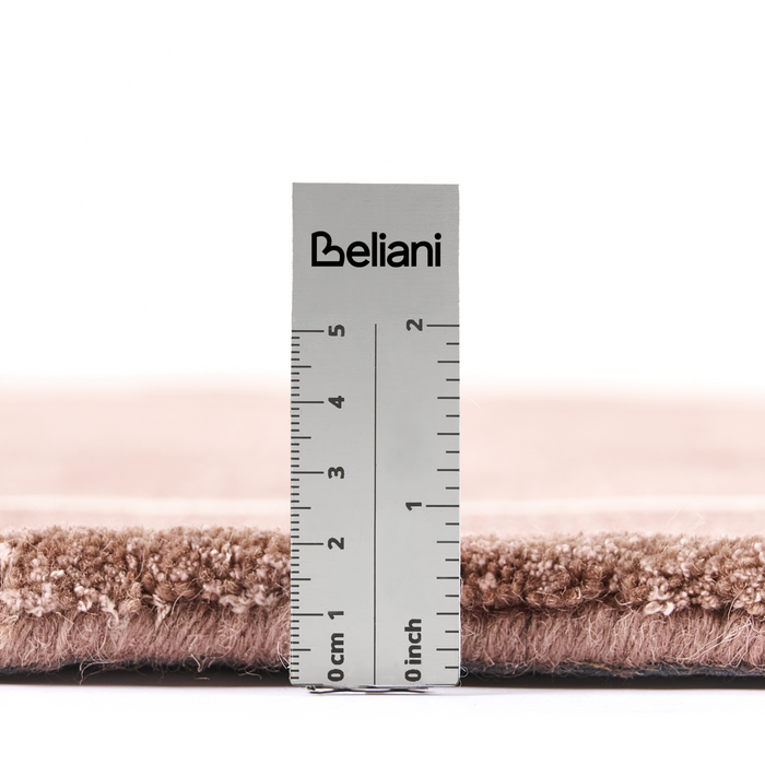 Beliani - DERA - Vloerkleed - Bruin - 160 x 230 cm - Viscose