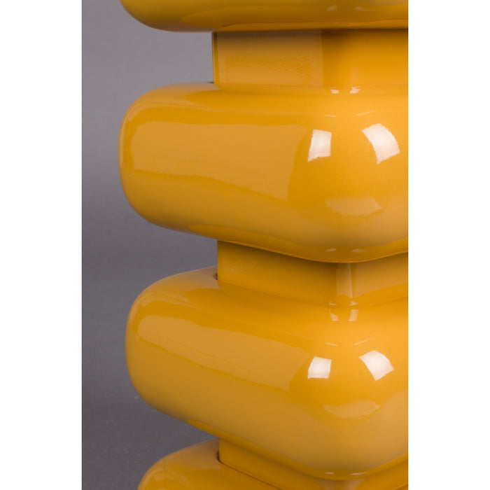 Dutchbone Stubby Bijzettafel Okergeel