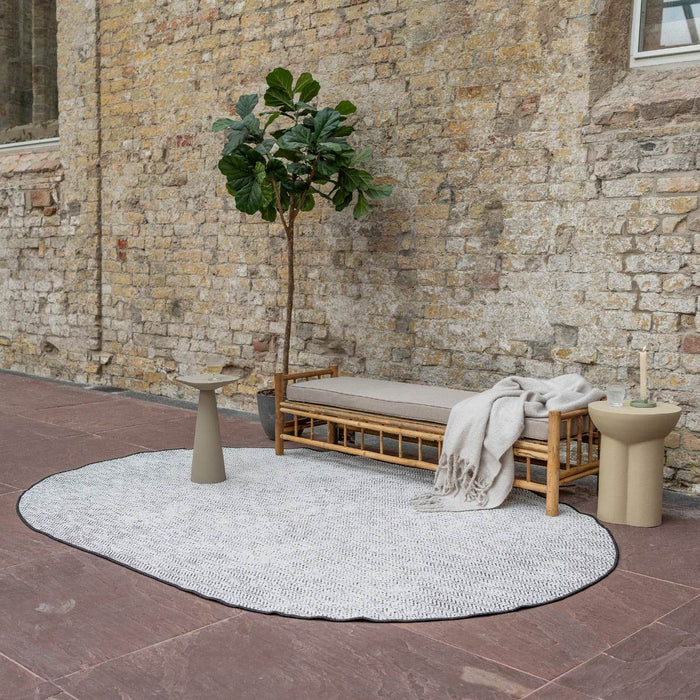 Eva Interior Buitenkleed Dahl Ovaal - Zwart - Dubbelzijdig