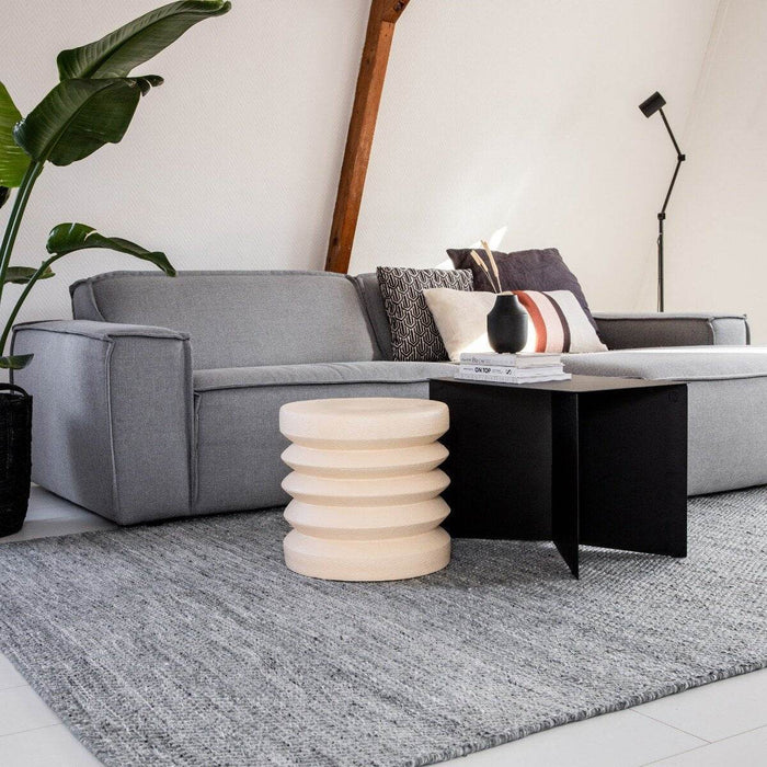 Interieur05 Vloerkleed Gerecycled Materiaal Ciro Grijs op=op