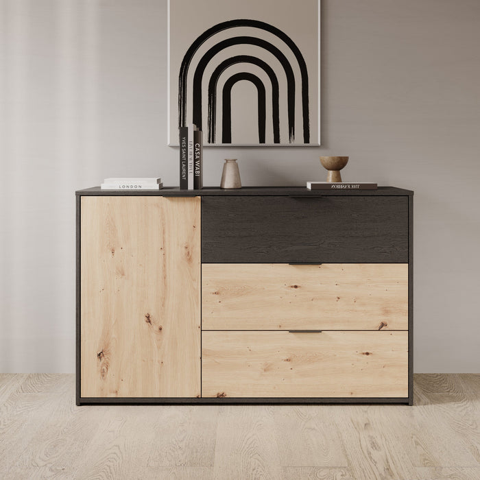 Meubella - Dressoir Augustus - Eiken - 125 cm