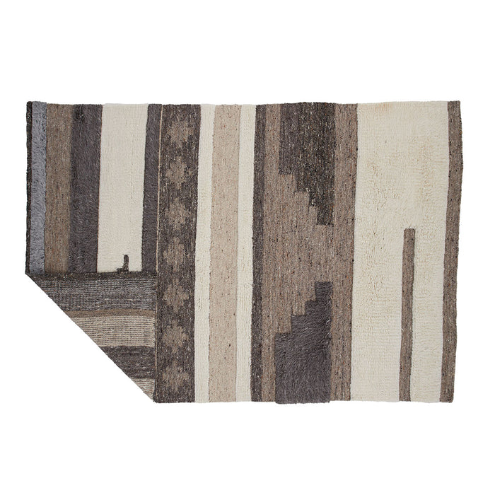 Hioshop Vincent vloerkleed 230x162cm wit.