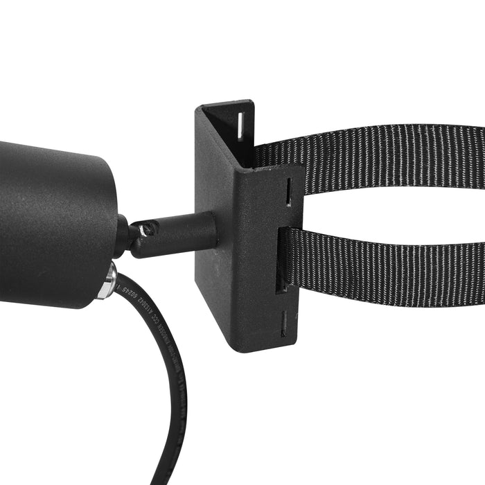 QAZQA Buitenspot zwart voor aan boom GU10 50mm draai- en kantelbaar