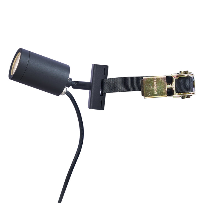 QAZQA Buitenspot zwart voor aan boom GU10 50mm draai- en kantelbaar