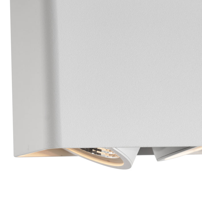 QAZQA Design opbouwspot wit GU10 70mm 2-lichts draai- en kantelbaar -