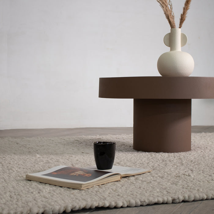 Giga Meubel - Vloerkleed Rechthoek - Beige Wol - 160x230x2cm - Sita