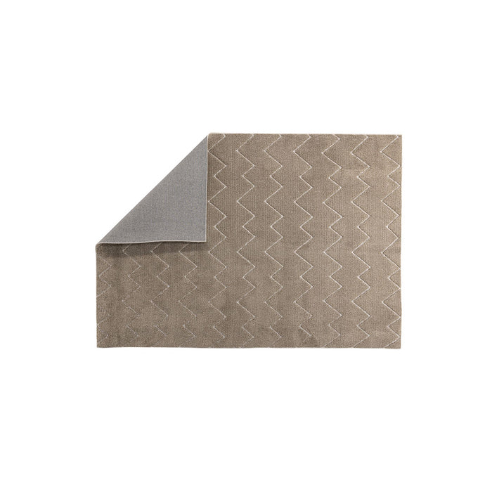 Hioshop Fia vloerkleed 230x160cm bruin.