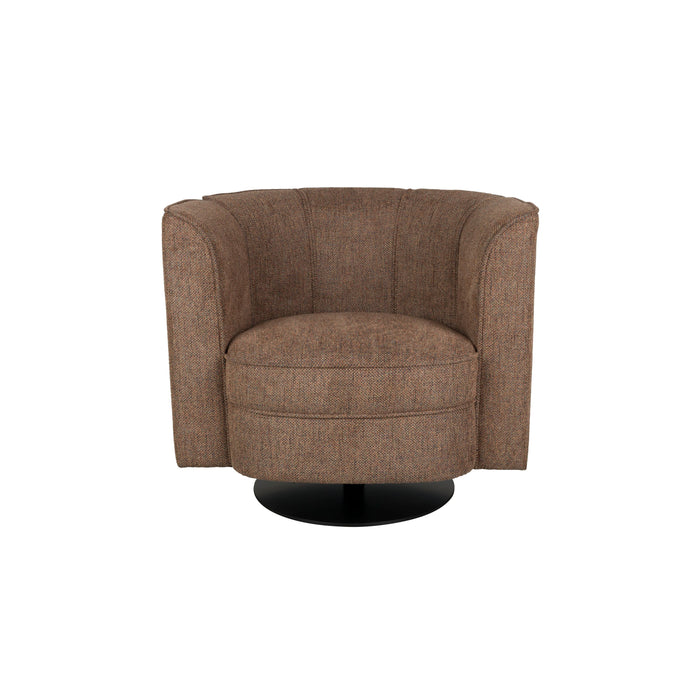 Dutchbone Flower Fauteuil| Draaistoel Bruin