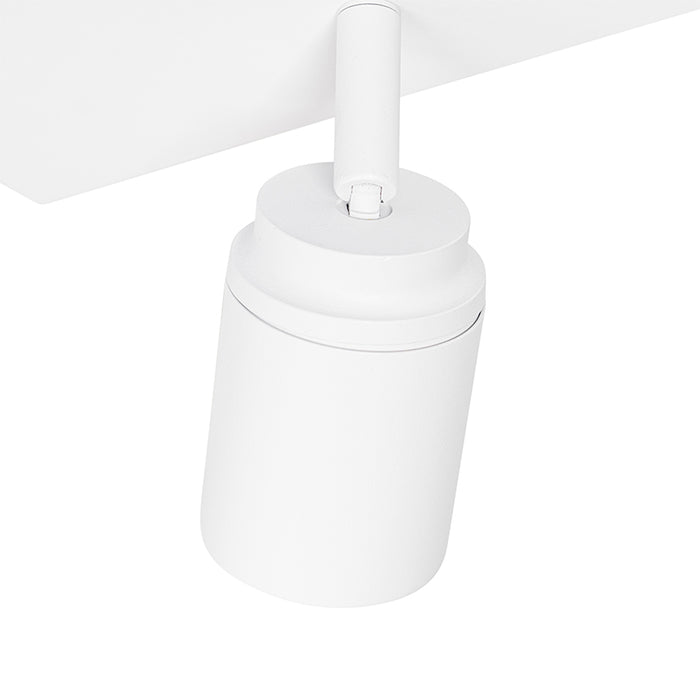 QAZQA Smart badkamer spot wit vierkant 3-lichts IP44 incl. 3 Wifi