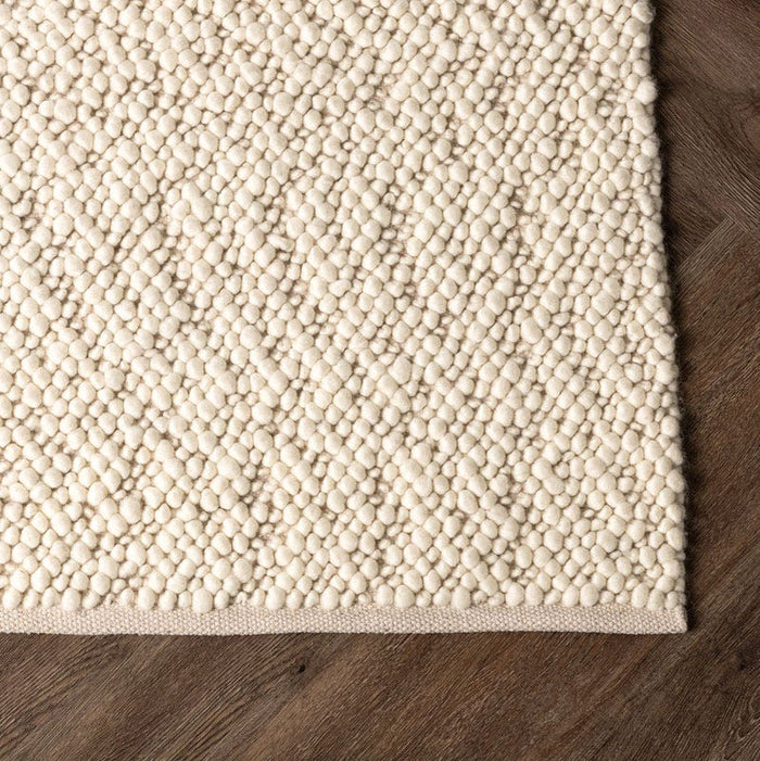 Nest living Rivka Wollen Vloerkleed 230 x 160 cm - Gebroken Wit