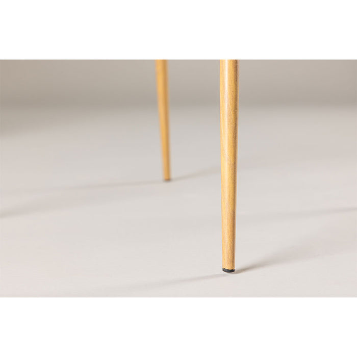 Hioshop Modesto eetkamerstoel teddy bruin.