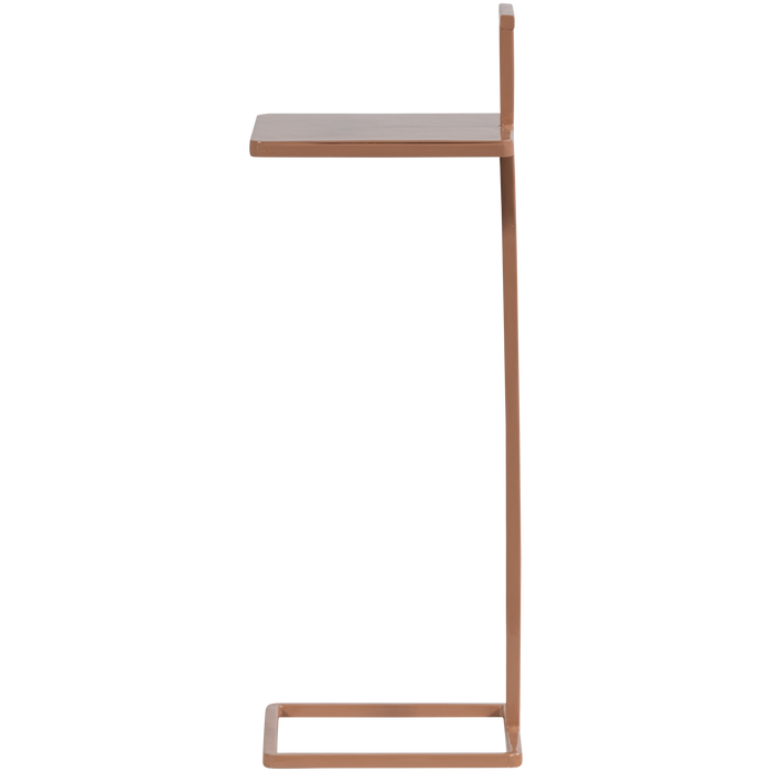 WOOOD Toste Bijzettafel - Metaal - Oud Roze - 64x22x22