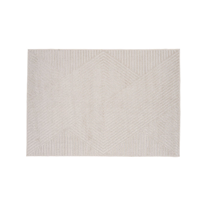 Hioshop Aron vloerkleed 160x230 cm wit.