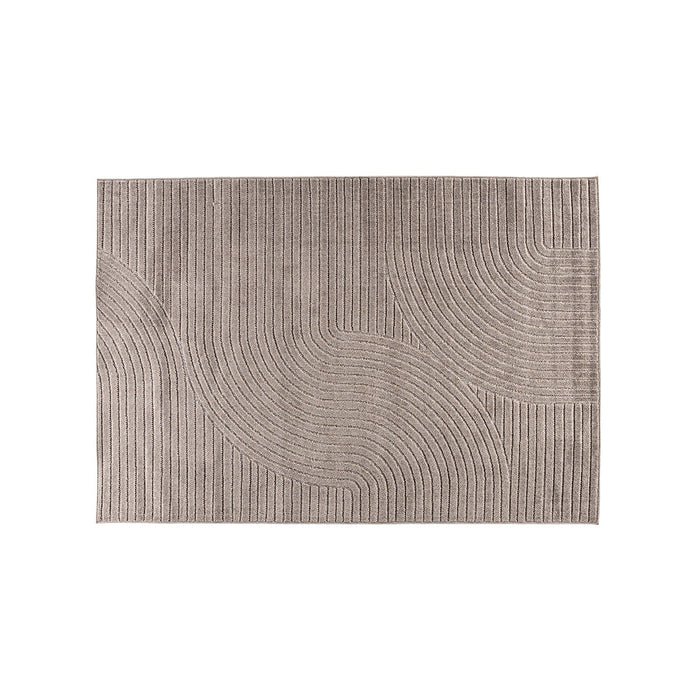 Hioshop Vince vloerkleed 240x340 cm bruin.