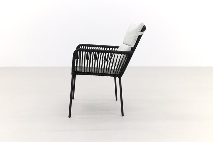 VDG Teresa Black|Rome grey 240 cm. tuinset – 7-delig