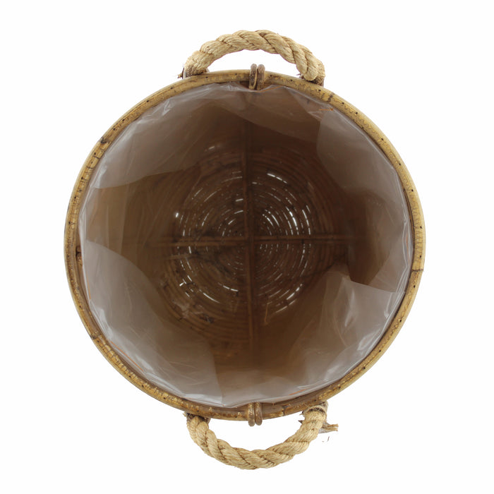 Van der Leeden Stripe Opbergmand Ø 40 cm - Bronze