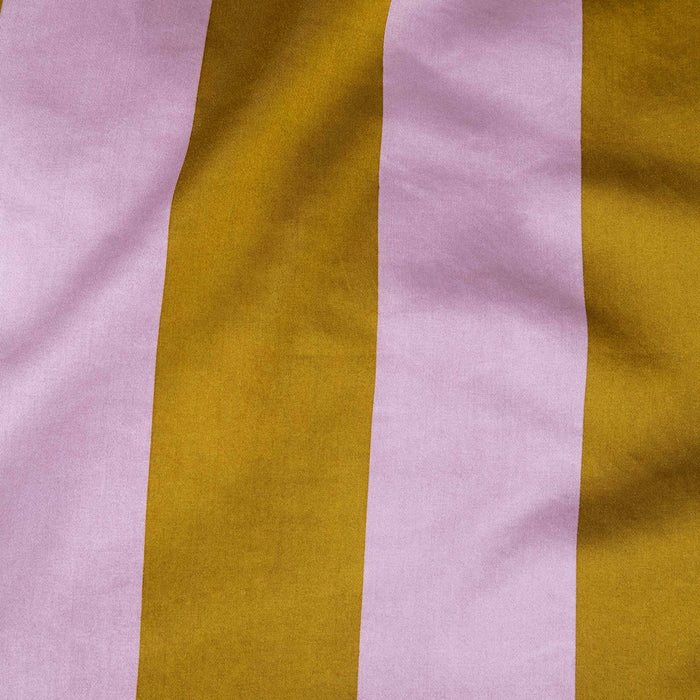 Essenza Minte Stripe Dekbedovertrek 240 x 220|220 cm - Purple|Olive